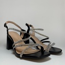 Sandalias Tacón Lagrimas de Plata