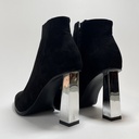 Botas Tacón Plateado