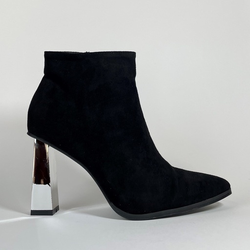 Silver Ankle Boots