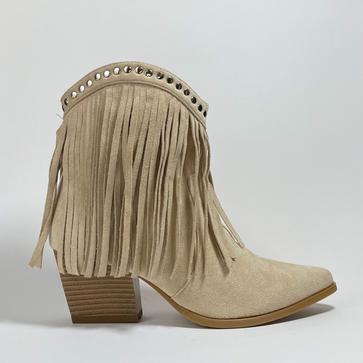 Fringed Ankle Boots